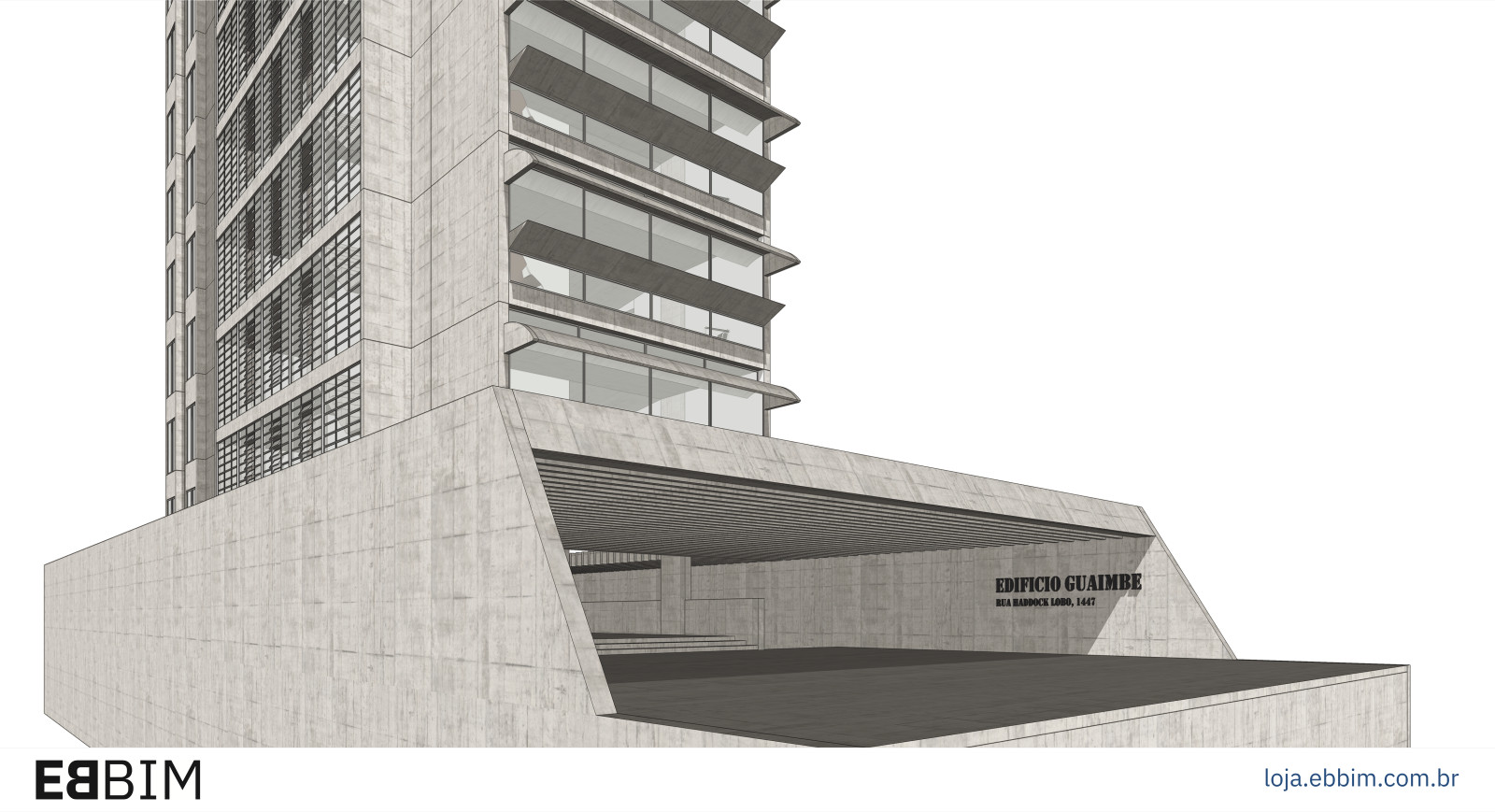 Modelagem e materiais de uma edificação.